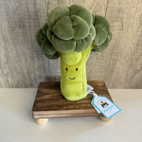 Jellycat Broccoli NEW! Gift Fast Ship Vivacious Vegetable - Picture 1 of 9